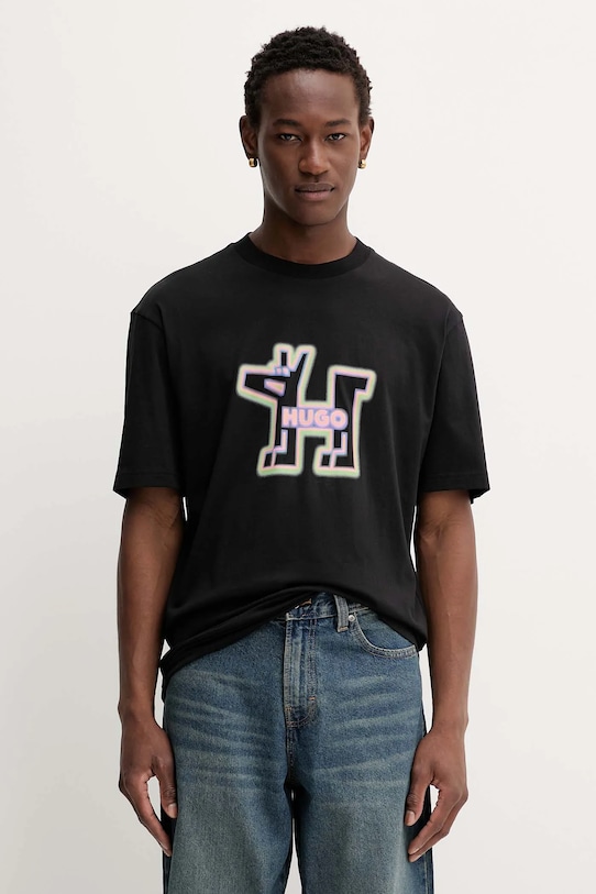 Футболка из хлопка Hugo Blue, черный
Футболка из хлопка Hugo Blue, черный