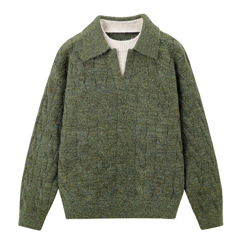 Толстовка Unisex с лацканами, утолщенная, имитация двух частей VanCamel, зеленый
Толстовка Unisex с лацканами, утолщенная, имитация двух частей VanCamel, зеленый
