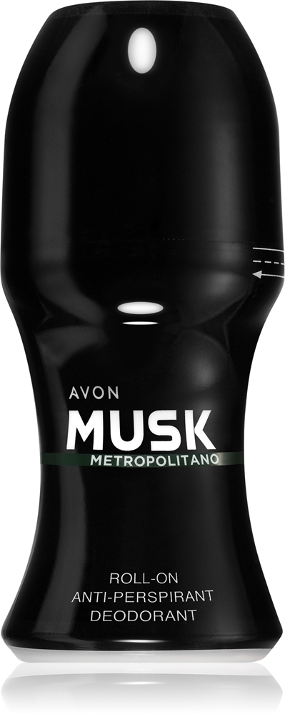Шариковый дезодорант-антиперспирант Musk+ Metropolitan Avon, vyrams 50 мл
Шариковый дезодорант-антиперспирант Musk+ Metropolitan Avon, vyrams 50 мл