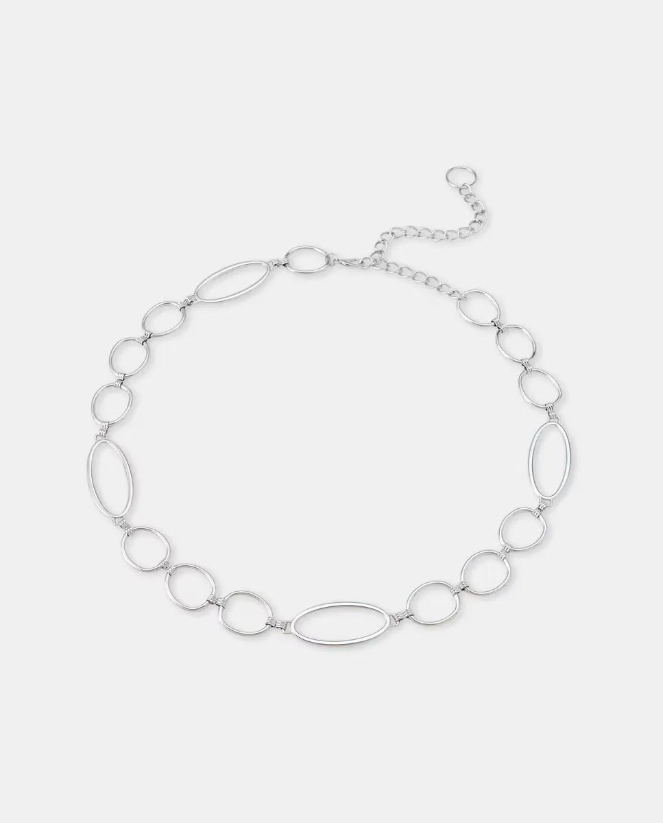 Ремень с металлическими овалами Tintoretto, серебряный
Ремень с металлическими овалами Tintoretto, серебряный