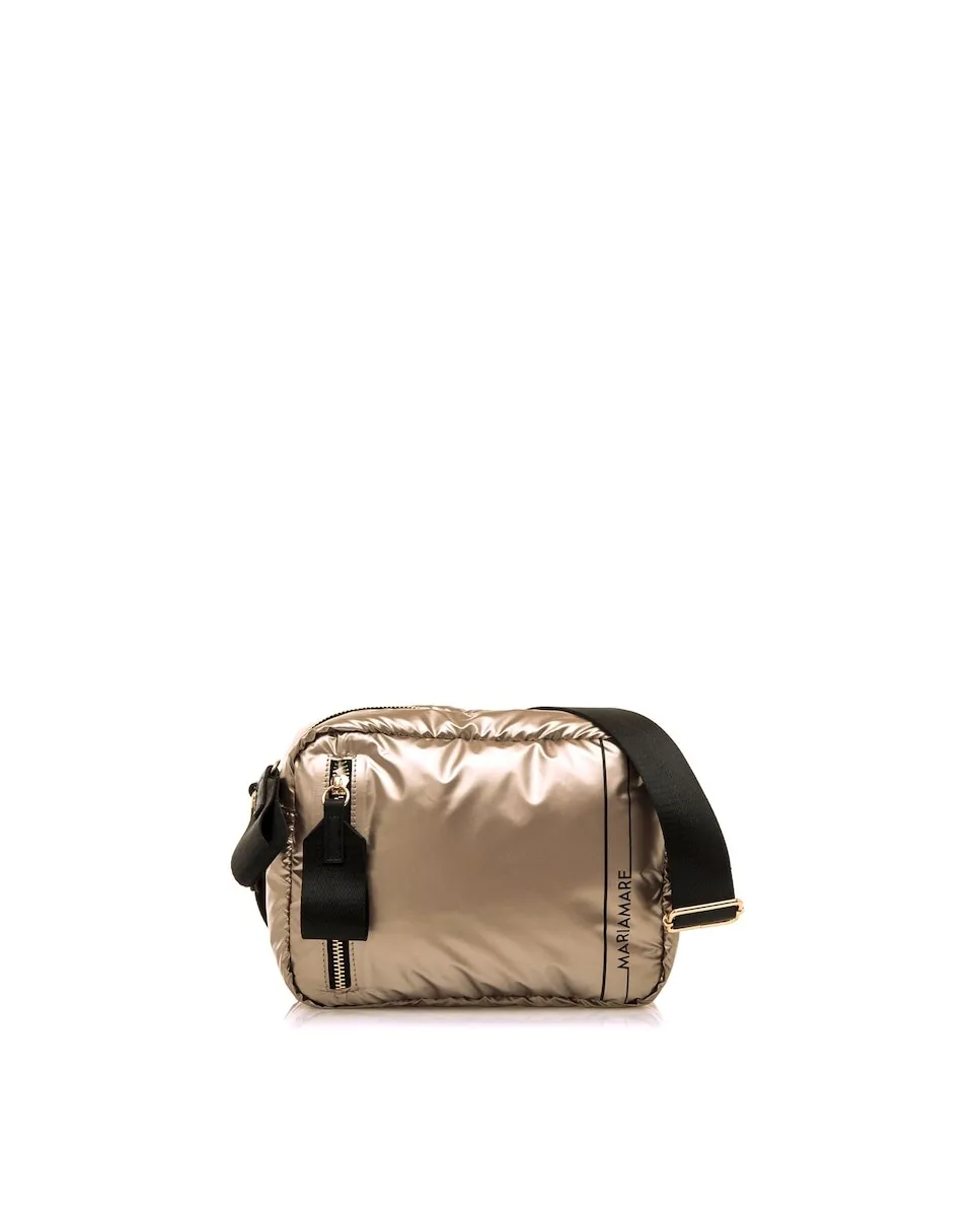 Женская стеганая атласная сумка-бандо Mariamare, золотой
Женская стеганая атласная сумка-бандо Mariamare, золотой