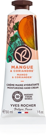 Крем для рук Yves Rocher Bain de Nature, Mango & Coriander 30 ml
Крем для рук Yves Rocher Bain de Nature, Mango & Coriander 30 ml