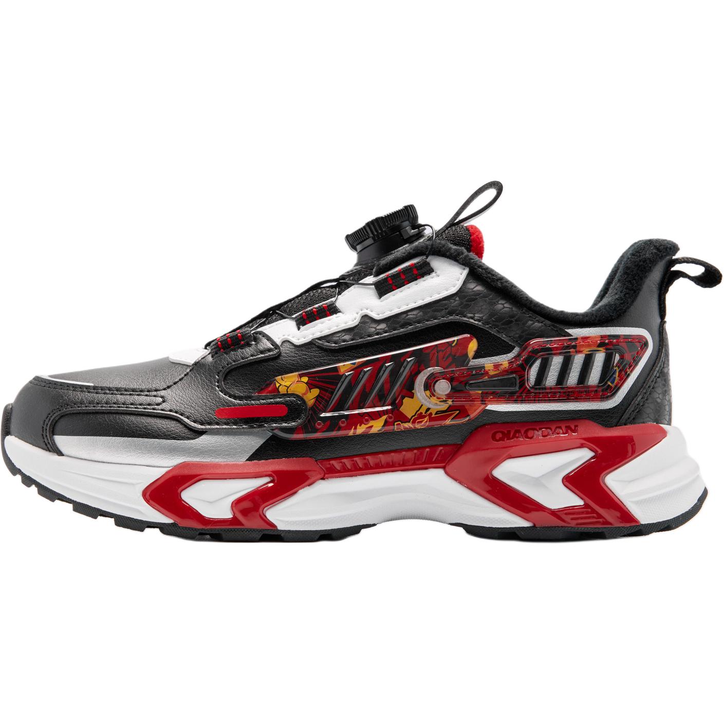 QIAODAN Детские хлопковые кроссовки с противоскользящей подошвой, износостойкие, черно-красные, для подростков
QIAODAN Детские хлопковые кроссовки с противоскользящей подошвой, износостойкие, черно-красные, для подростков