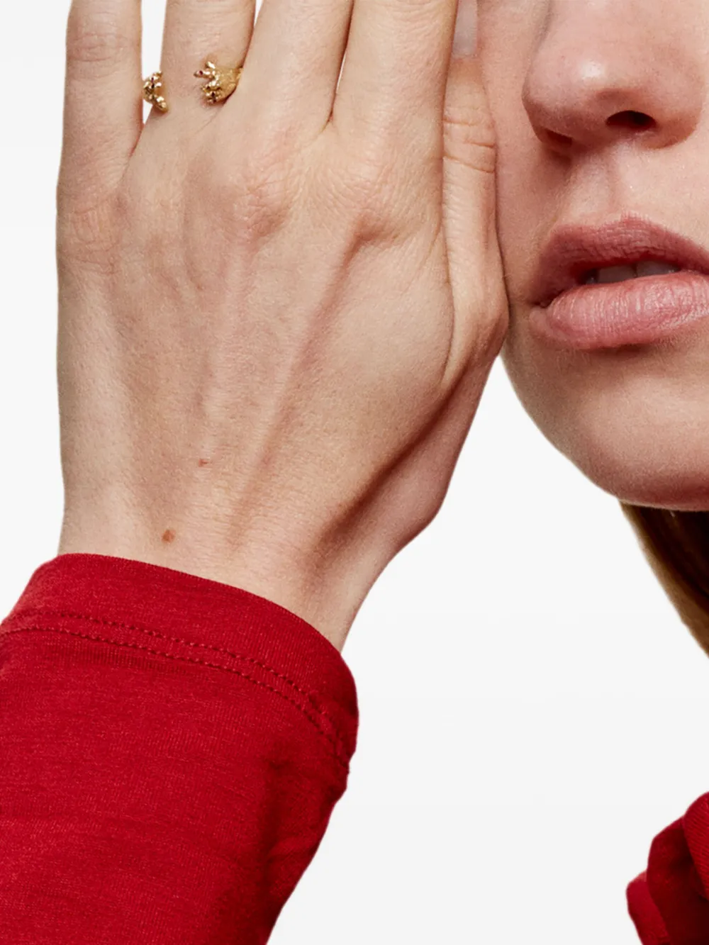 Кольцо «Майя» из 14-каратного желтого золота с рубином Alice Waese, золотой 
Кольцо «Майя» из 14-каратного желтого золота с рубином Alice Waese, золотой