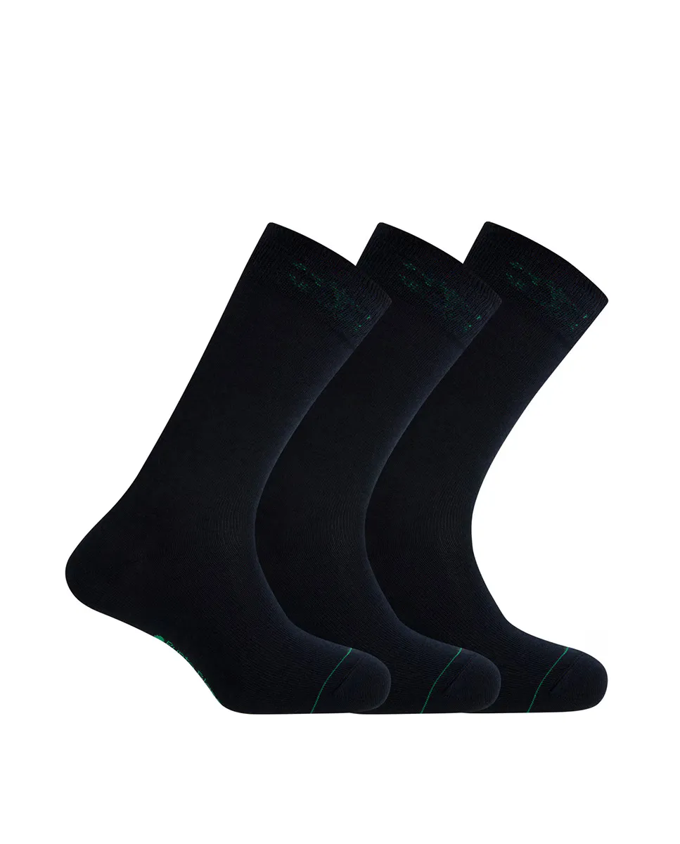 Набор из 3 пар мужских коротких однотонных бамбуковых носков - Дезодорант Punto Blanco, темно-синий
Набор из 3 пар мужских коротких однотонных бамбуковых носков - Дезодорант Punto Blanco, темно-синий