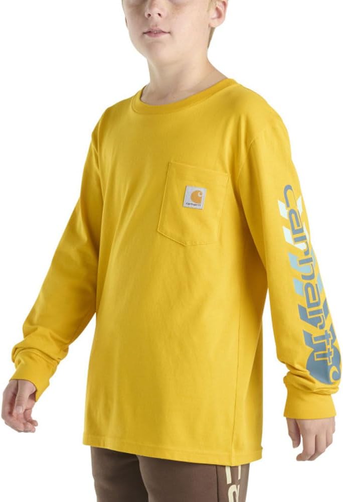 Carhartt Kid's CA6699 футболка с длинным рукавом и принтом на кармане - для мальчиков, Old Gold
Carhartt Kid's CA6699 футболка с длинным рукавом и принтом на кармане - для мальчиков, Old Gold