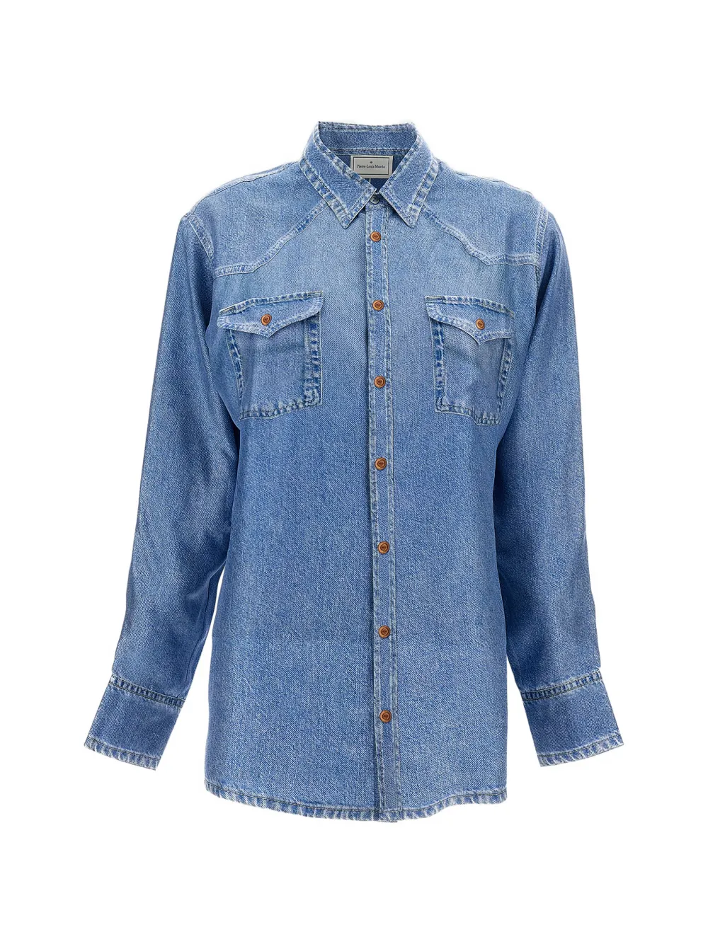 Шелковая рубашка Pierre-Louis Mascia, синий
Шелковая рубашка Pierre-Louis Mascia, синий