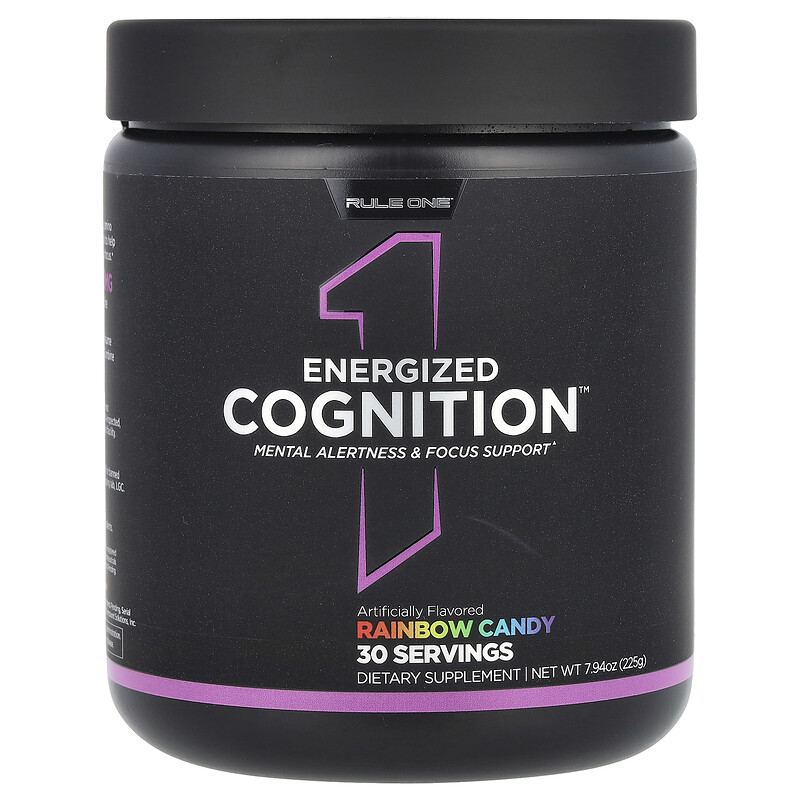 Rule One Proteins, Energized Cognition, радужная конфета, 225 г (7,94 унции)
Rule One Proteins, Energized Cognition, радужная конфета, 225 г (7,94 унции)
