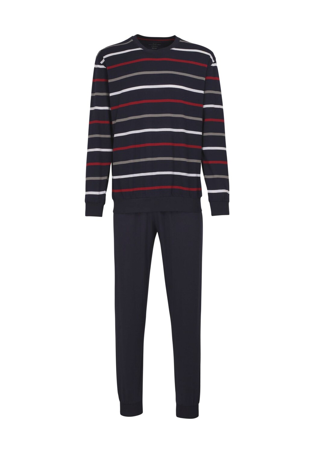Мужская длинная полосатая пижама с круглым вырезом GÖTZBURG, цвет Navy Rot
Мужская длинная полосатая пижама с круглым вырезом GÖTZBURG, цвет Navy Rot