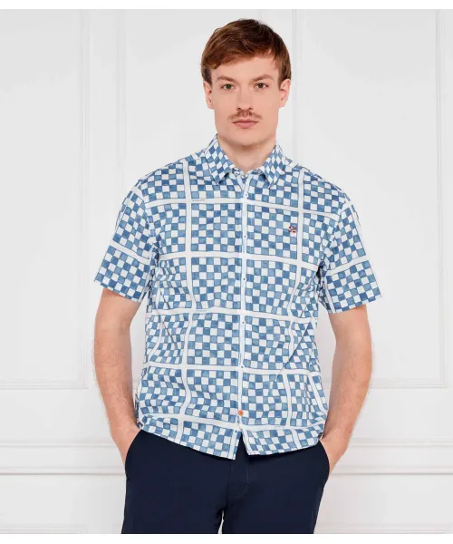 Рубашка G-ronge Loose fit Napapijri, синий
Рубашка G-ronge Loose fit Napapijri, синий