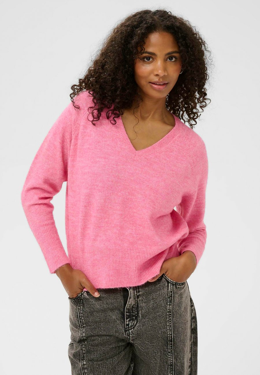 Джемпер Kaffe V-NECK, Pink Power Melange/Pink
Джемпер Kaffe V-NECK, Pink Power Melange/Pink