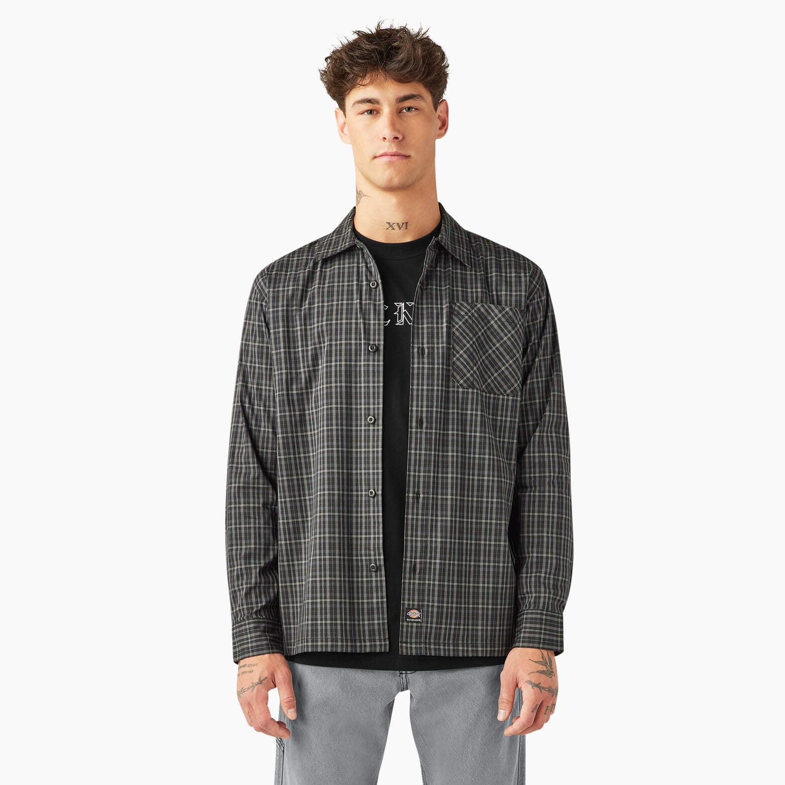 Рубашка на пуговицах для скейтбординга Dickies, черный
Рубашка на пуговицах для скейтбординга Dickies, черный