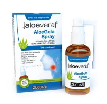 Aloevera2 Алоэгола спрей 30 мл для здоровья горла Zuccari
Aloevera2 Алоэгола спрей 30 мл для здоровья горла Zuccari