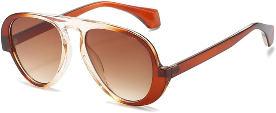 LVTFCO Модные солнцезащитные очки для женщин в стиле ретро с градиентными линзами и защитой от УФ-излучения UV400, модные двухцветные солнцезащитные очки для мужчин, Tea
LVTFCO Модные солнцезащитные очки для женщин в стиле ретро с градиентными линзами и защитой от УФ-излучения UV400, модные двухцветные солнцезащитные очки для мужчин, Tea