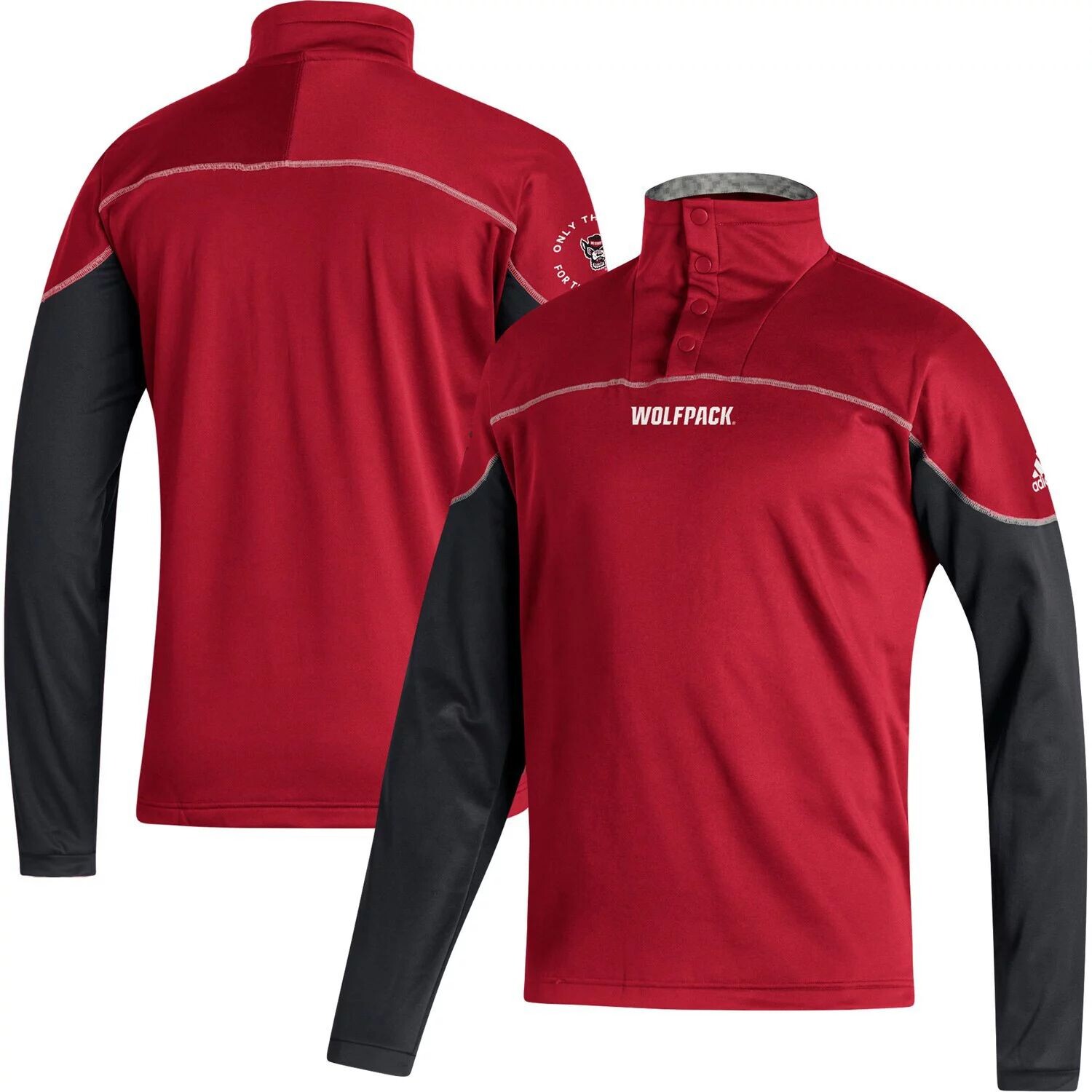 Мужская красная вязаная куртка на четверть кнопки NC State Wolfpack AEROREADY adidas, Красный, Мужская красная вязаная куртка на четверть кнопки NC State Wolfpack AEROREADY adidas
Мужская красная вязаная куртка на четверть кнопки NC State Wolfpack AEROREADY adidas, Красный, Мужская красная вязаная куртка на четверть кнопки NC State Wolfpack AEROREADY adidas