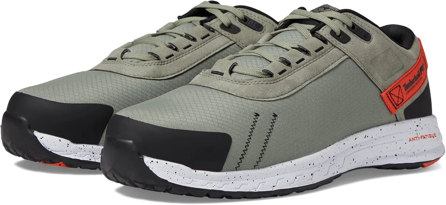 Мужские рабочие кроссовки Timberland PRO Overdrive с композитным защитным носком, оливковый/красный/белый
Мужские рабочие кроссовки Timberland PRO Overdrive с композитным защитным носком, оливковый/красный/белый