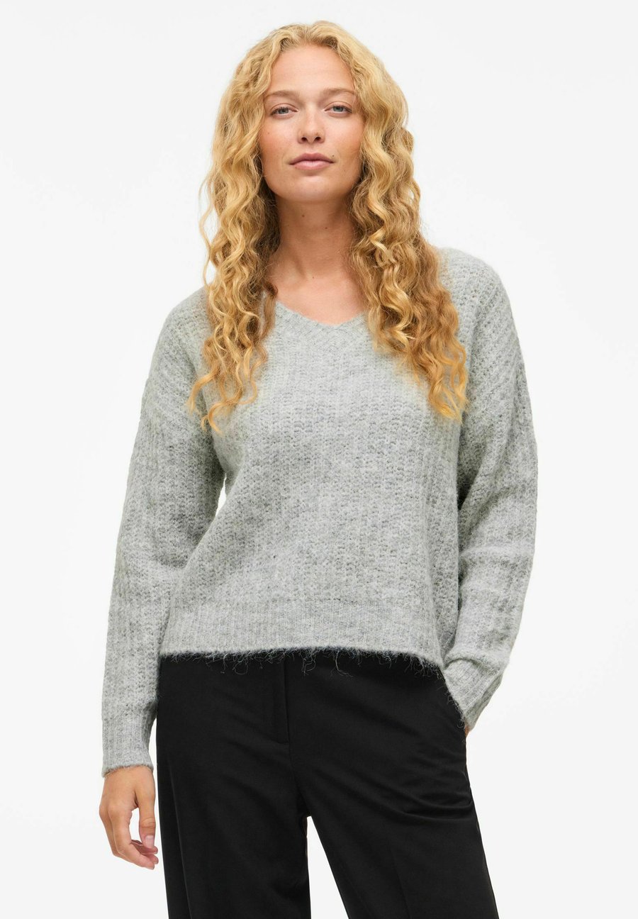 Джемпер VILA VILAMPE VNECK , Medium Grey Melange/Dark Grey
Джемпер VILA VILAMPE VNECK , Medium Grey Melange/Dark Grey