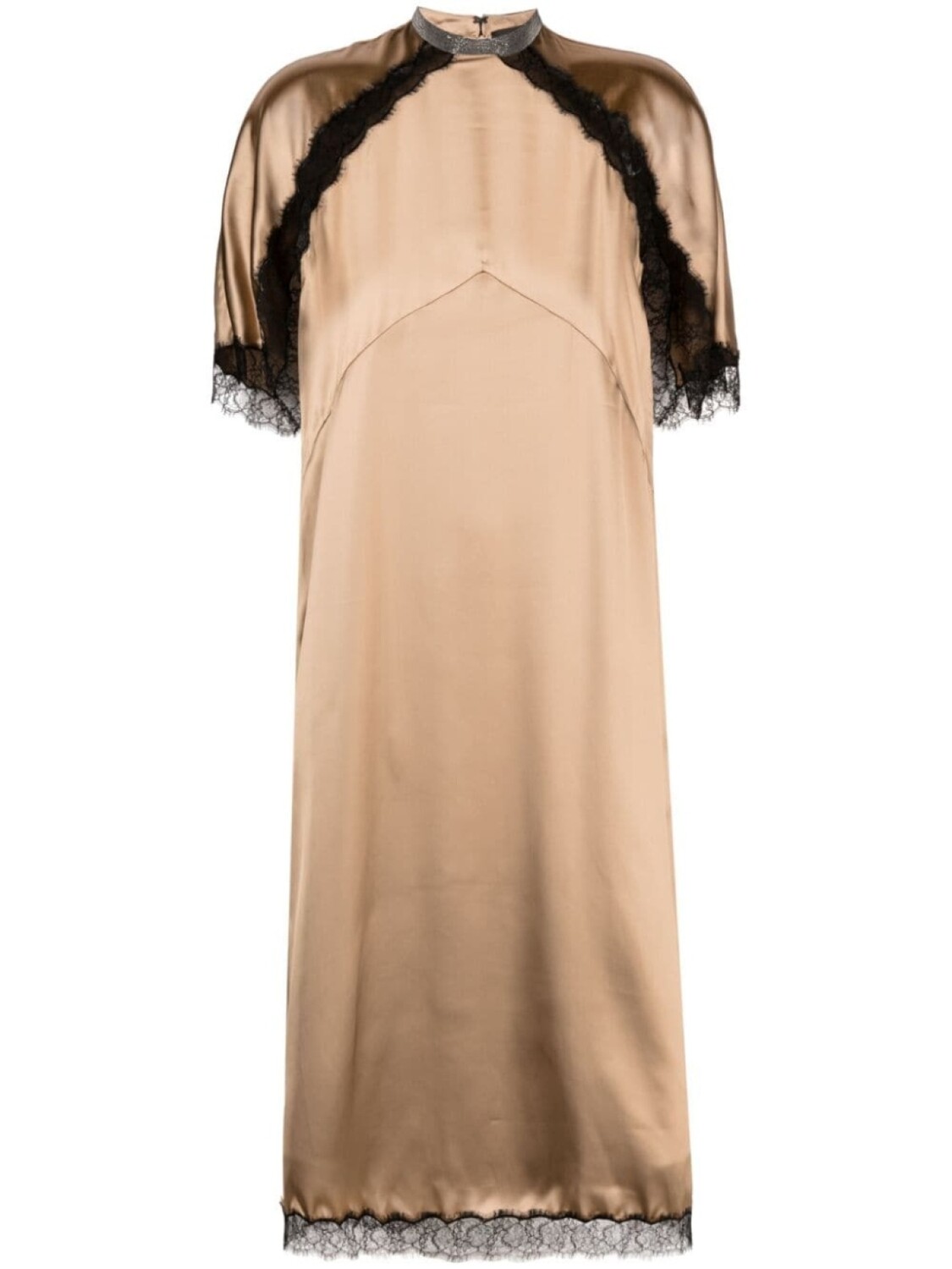 Платье миди с кружевной отделкой Fabiana Filippi, коричневый
Платье миди с кружевной отделкой Fabiana Filippi, коричневый