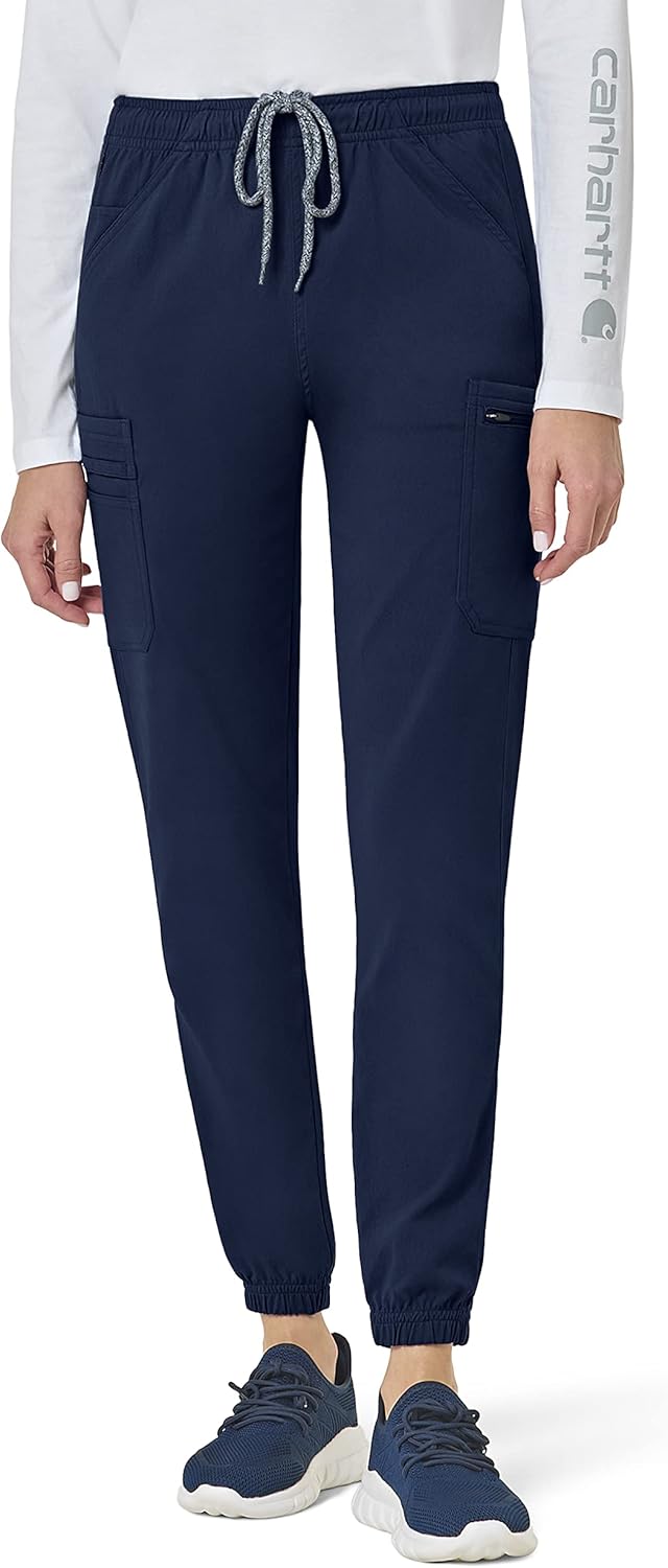 Carhartt Scrubs C52137 женские брюки-джоггеры с карманами Rugged Flex Modern Fit, Navy
Carhartt Scrubs C52137 женские брюки-джоггеры с карманами Rugged Flex Modern Fit, Navy