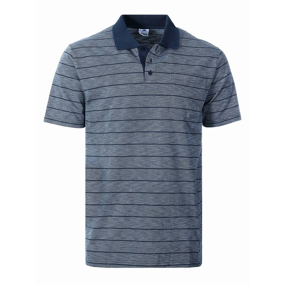 Gioberti Мужская рубашка поло стандартного кроя в полоску с короткими рукавами и карманом, темно-синий
Gioberti Мужская рубашка поло стандартного кроя в полоску с короткими рукавами и карманом, темно-синий