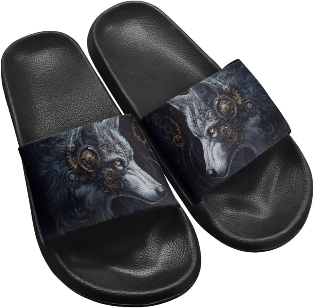 Тапочки для женщин и мужчин, ванночные сандалии с нескользящей подошвой, мягкие тапочки с толстой подошвой, душевые туфли, размер США 6-11 Twousenru, Cool Wolf
Тапочки для женщин и мужчин, ванночные сандалии с нескользящей подошвой, мягкие тапочки с толстой подошвой, душевые туфли, размер США 6-11 Twousenru, Cool Wolf