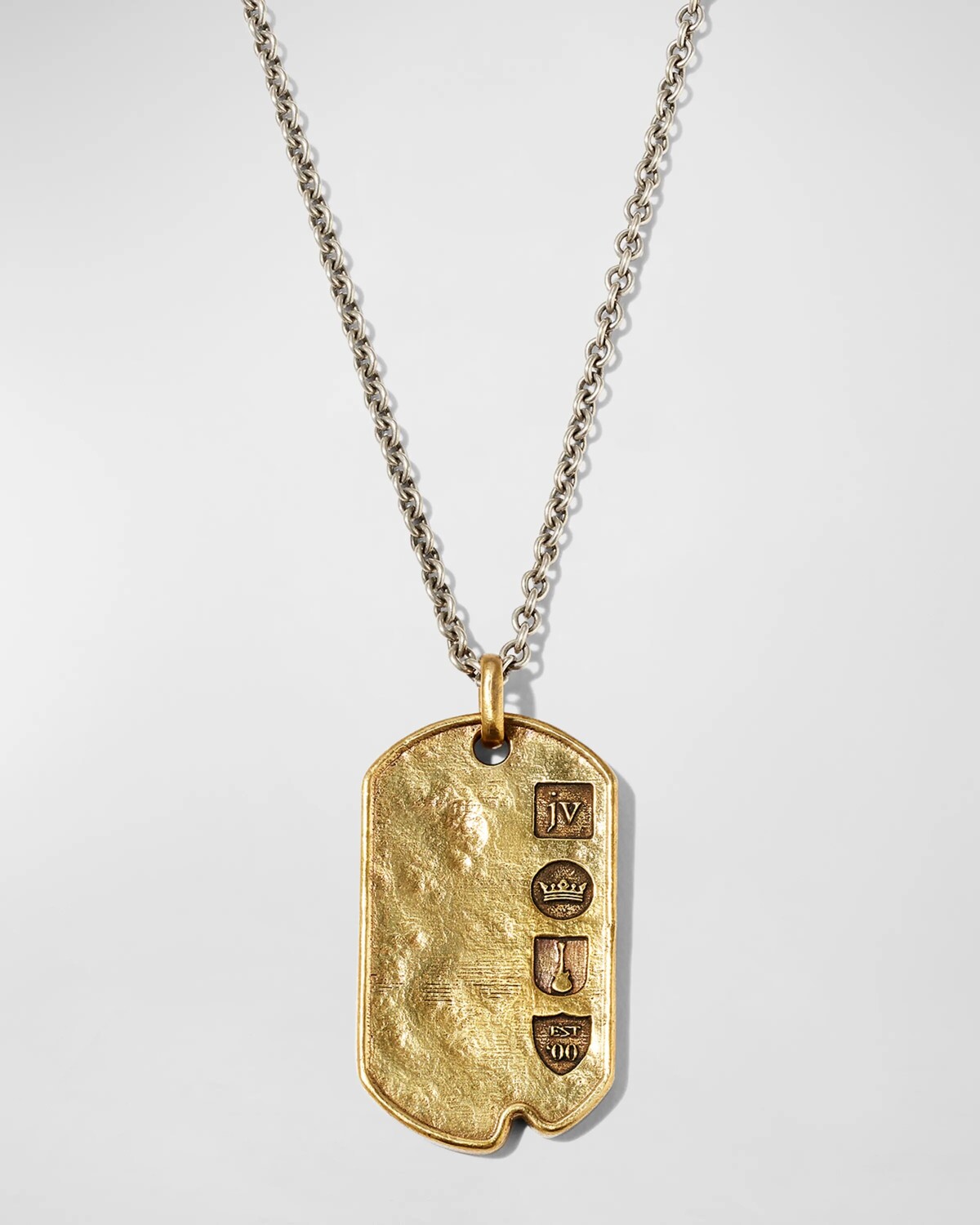 Мужское двухцветное ожерелье с подвеской в виде собачьей бирки John Varvatos, цвет Silver
Мужское двухцветное ожерелье с подвеской в виде собачьей бирки John Varvatos, цвет Silver