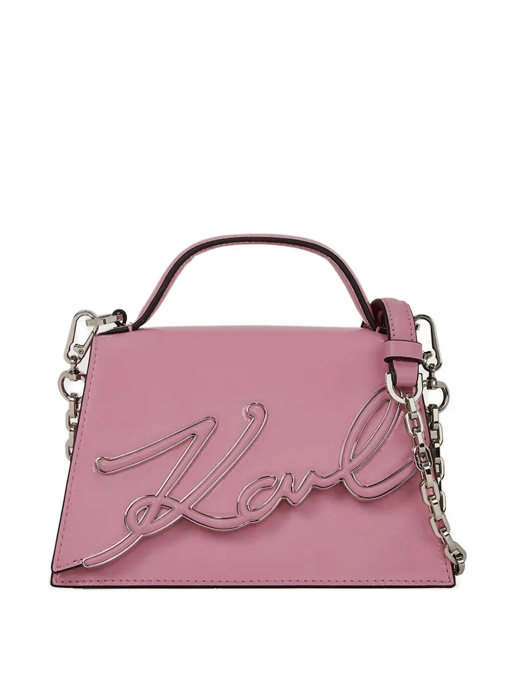 Маленькая сумка-тоут K/Signature Karl Lagerfeld, розовый
Маленькая сумка-тоут K/Signature Karl Lagerfeld, розовый