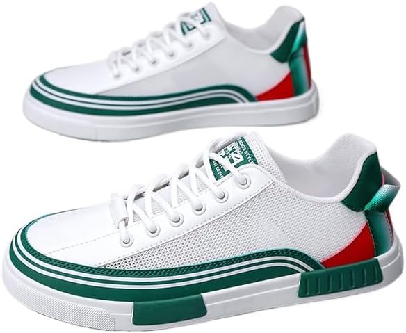 Мужские кроссовки для скейтборда с полосатым цветным блоком, на шнуровке, дышащие, для прогулок на улице, беговых, на все сезоны Hhhchpm, белый/зеленый
Мужские кроссовки для скейтборда с полосатым цветным блоком, на шнуровке, дышащие, для прогулок на улице, беговых, на все сезоны Hhhchpm, белый/зеленый