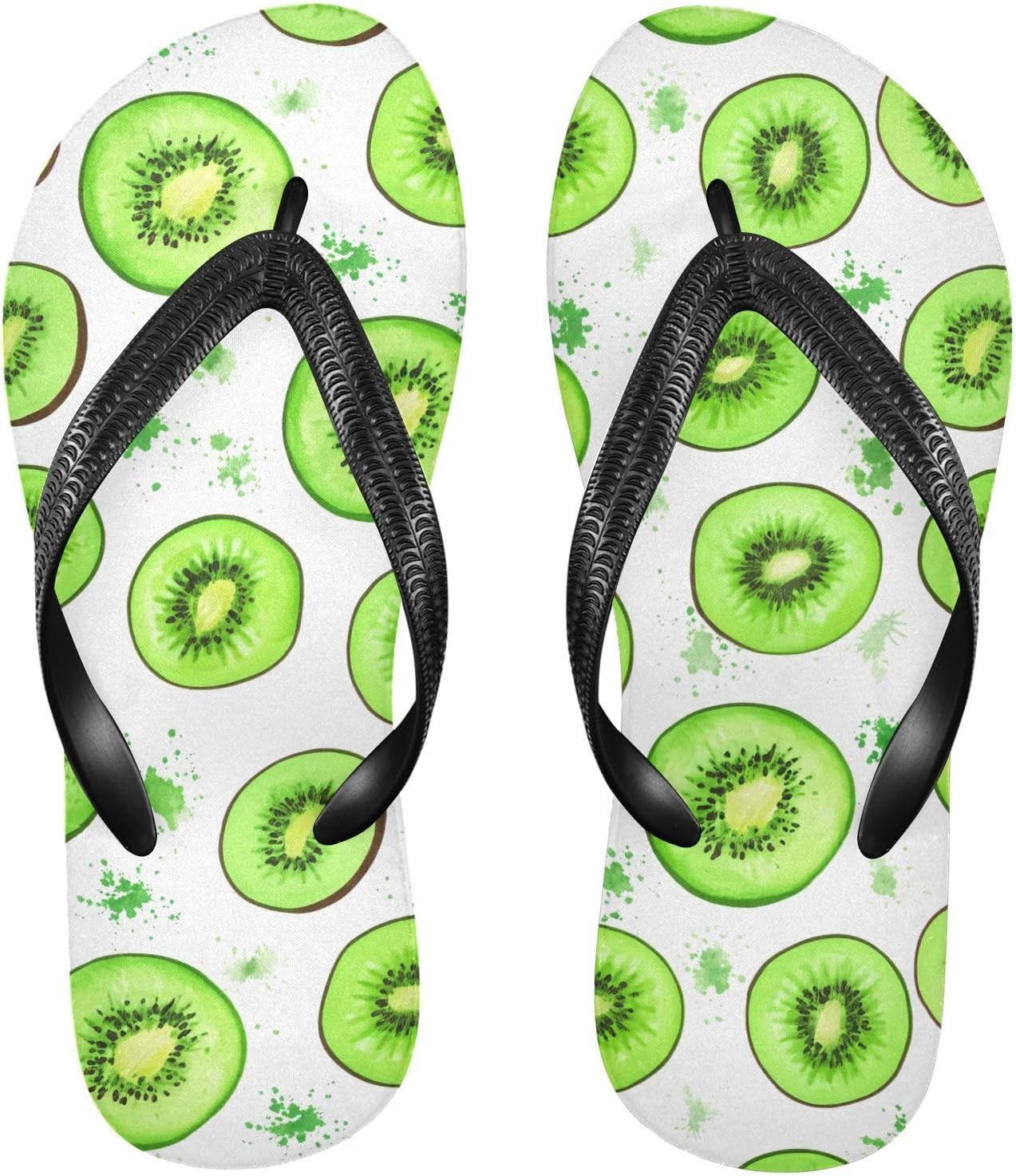 Вьетнамки Kiwi Slice White для пляжа и душа, резиновые нескользящие летние шлепанцы для мужчин и женщин, для прогулок Sinestour
Вьетнамки Kiwi Slice White для пляжа и душа, резиновые нескользящие летние шлепанцы для мужчин и женщин, для прогулок Sinestour