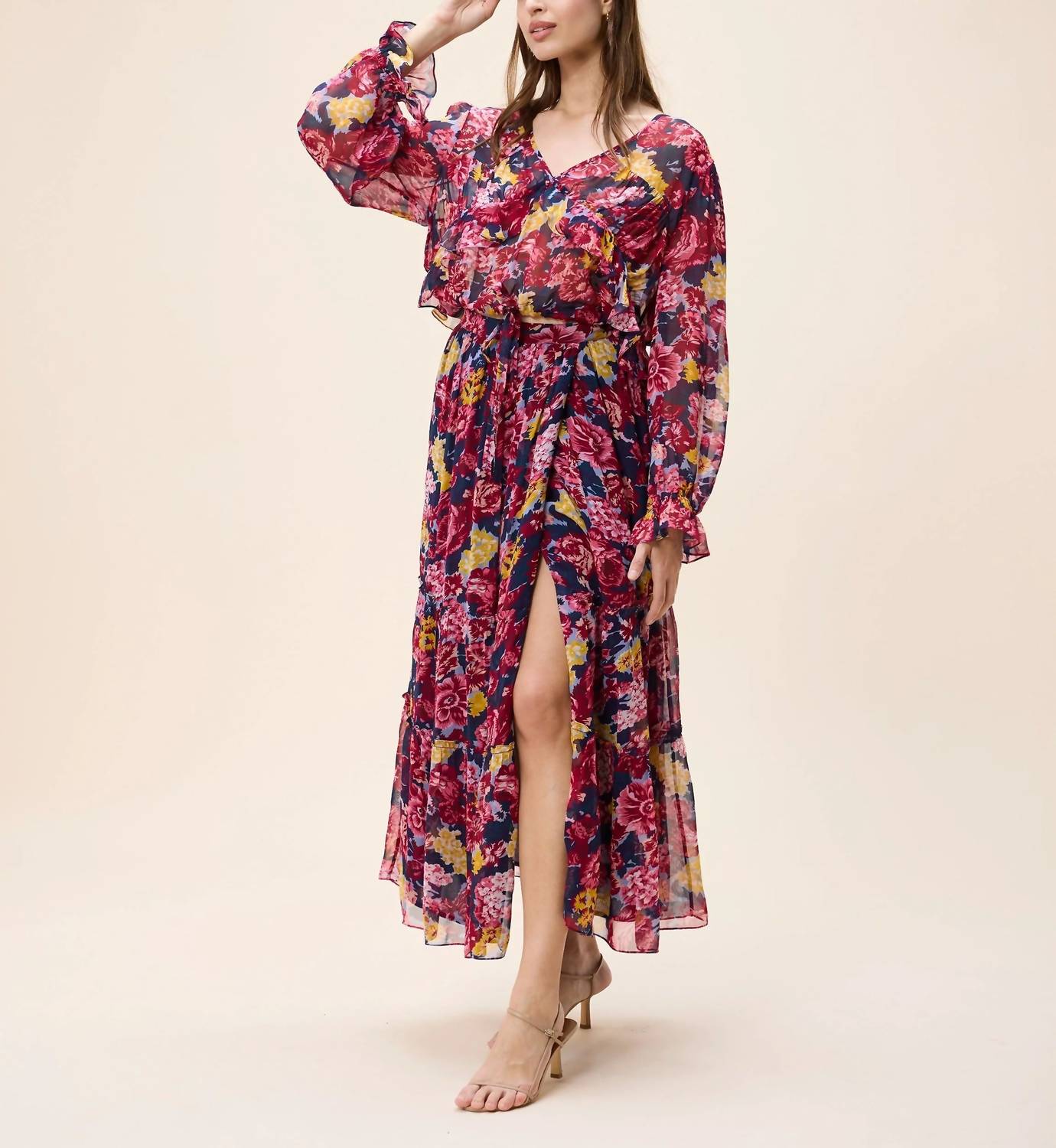 Cleobella Топ с цветочным принтом Kasimira, розовый
Cleobella Топ с цветочным принтом Kasimira, розовый