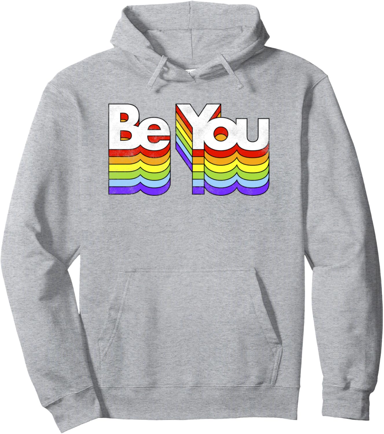 Худи Be You с объемным радужным текстом, серый Trendy Apparel
Худи Be You с объемным радужным текстом, серый Trendy Apparel