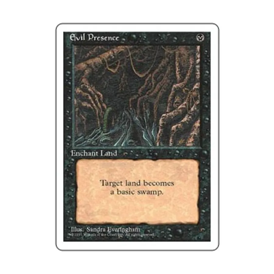 CCG Злое присутствие (U), MTG - 4th Edition
CCG Злое присутствие (U), MTG - 4th Edition