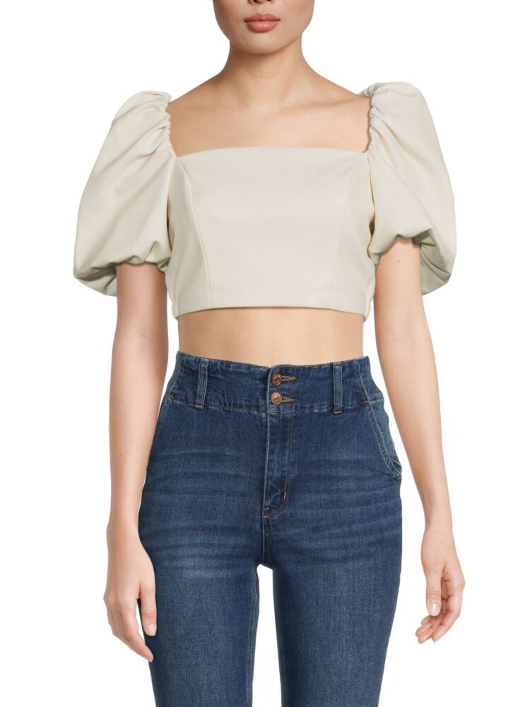 Топ Mira из искусственной кожи с пышными рукавами Toccin, цвет Creme
Топ Mira из искусственной кожи с пышными рукавами Toccin, цвет Creme