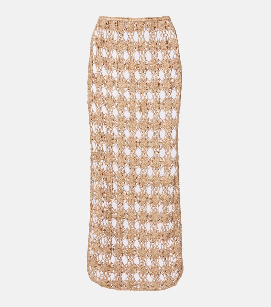 Белла Розетт кружевная хлопковая миди-юбка Anna Kosturova, Gold
Белла Розетт кружевная хлопковая миди-юбка Anna Kosturova, Gold