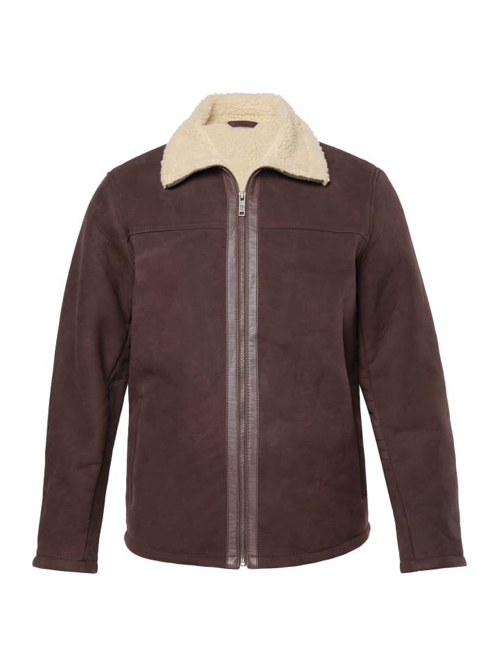 Кожаная куртка JP1880, темно-коричневый 
Кожаная куртка JP1880, темно-коричневый