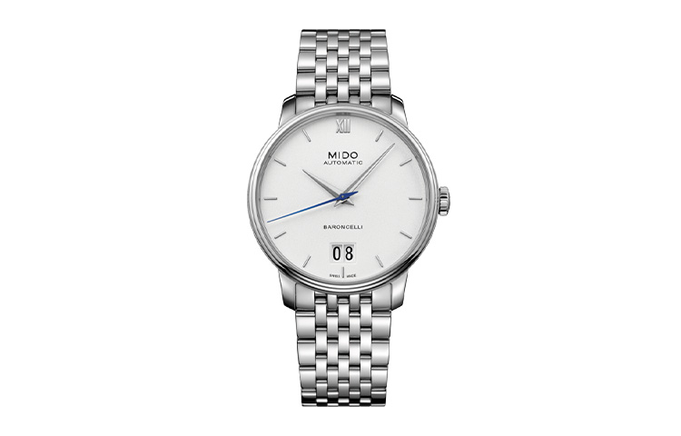 MIDO Часы Men's Baroncelli Watch, White Dial
MIDO Часы Men's Baroncelli Watch, White Dial