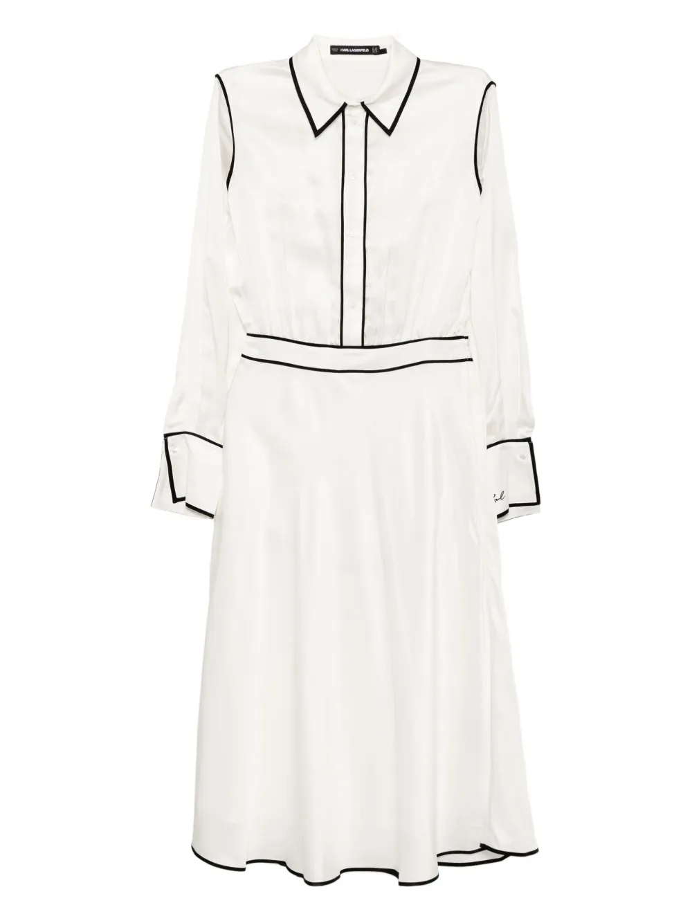 Платье с контрастной окантовкой KARL LAGERFELD, белый
Платье с контрастной окантовкой KARL LAGERFELD, белый