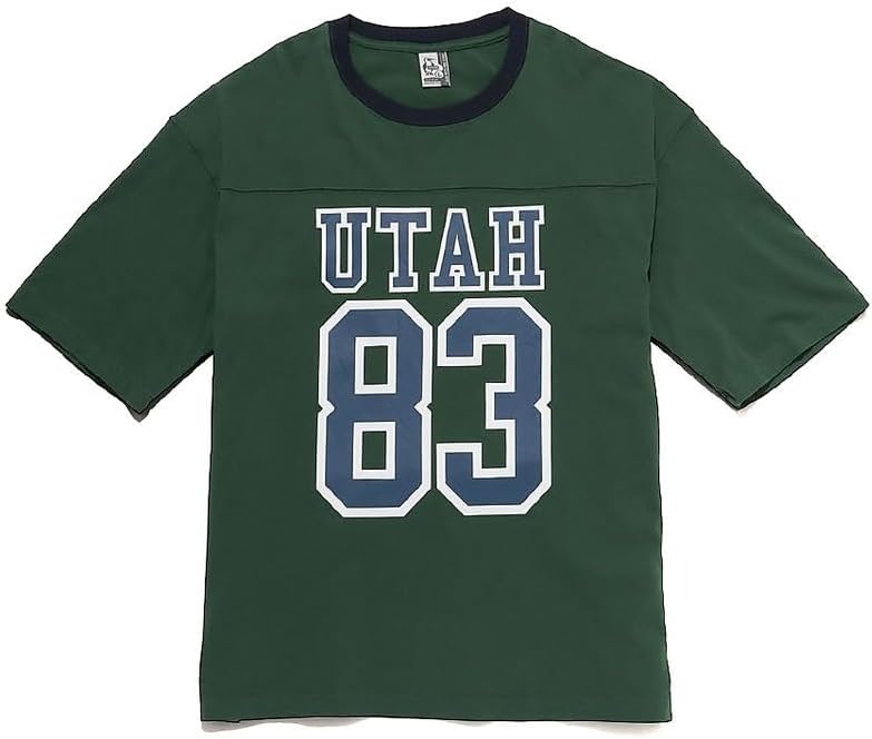 Мужская футболка Chums увеличенного размера с надписью Play Football, темно-зеленый
Мужская футболка Chums увеличенного размера с надписью Play Football, темно-зеленый