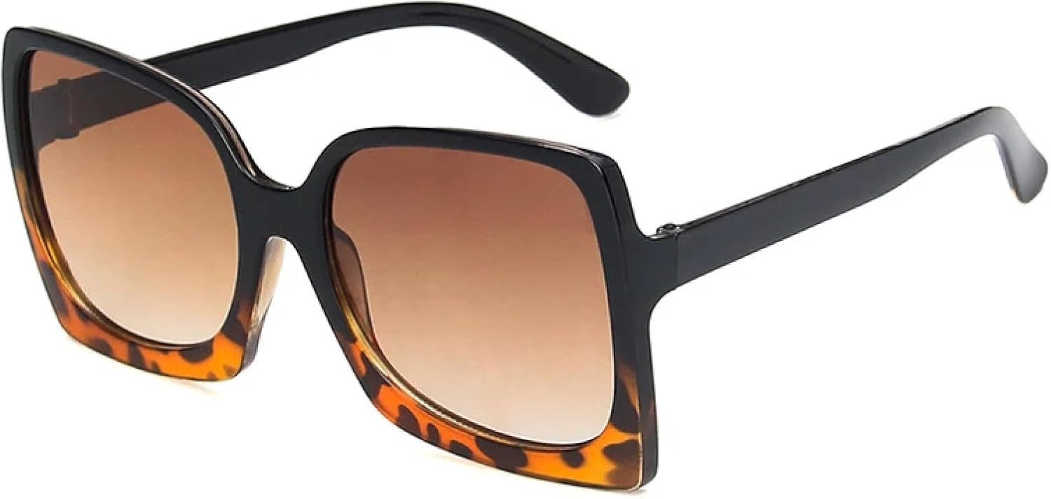 Роскошные солнцезащитные очки большого размера для женщин, винтажные, модные, для путешествий и вождения, солнцезащитные очки для мужчин UV400 Óculos De Sol Feminino TKKTLLT, Black Leopard Tea
Роскошные солнцезащитные очки большого размера для женщин, винтажные, модные, для путешествий и вождения, солнцезащитные очки для мужчин UV400 Óculos De Sol Feminino TKKTLLT, Black Leopard Tea