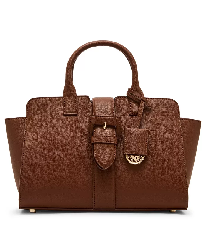 Сумка-сатчел среднего размера с ремешком на пряжке и съемным ремнем Anne Klein, коричневый
Сумка-сатчел среднего размера с ремешком на пряжке и съемным ремнем Anne Klein, коричневый