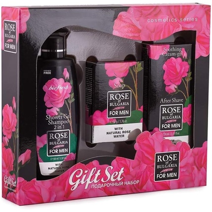 Мужской набор Rose of Bulgaria Shower Gel & Shampoo, Soap and After Shave Gift Set
Мужской набор Rose of Bulgaria Shower Gel & Shampoo, Soap and After Shave Gift Set