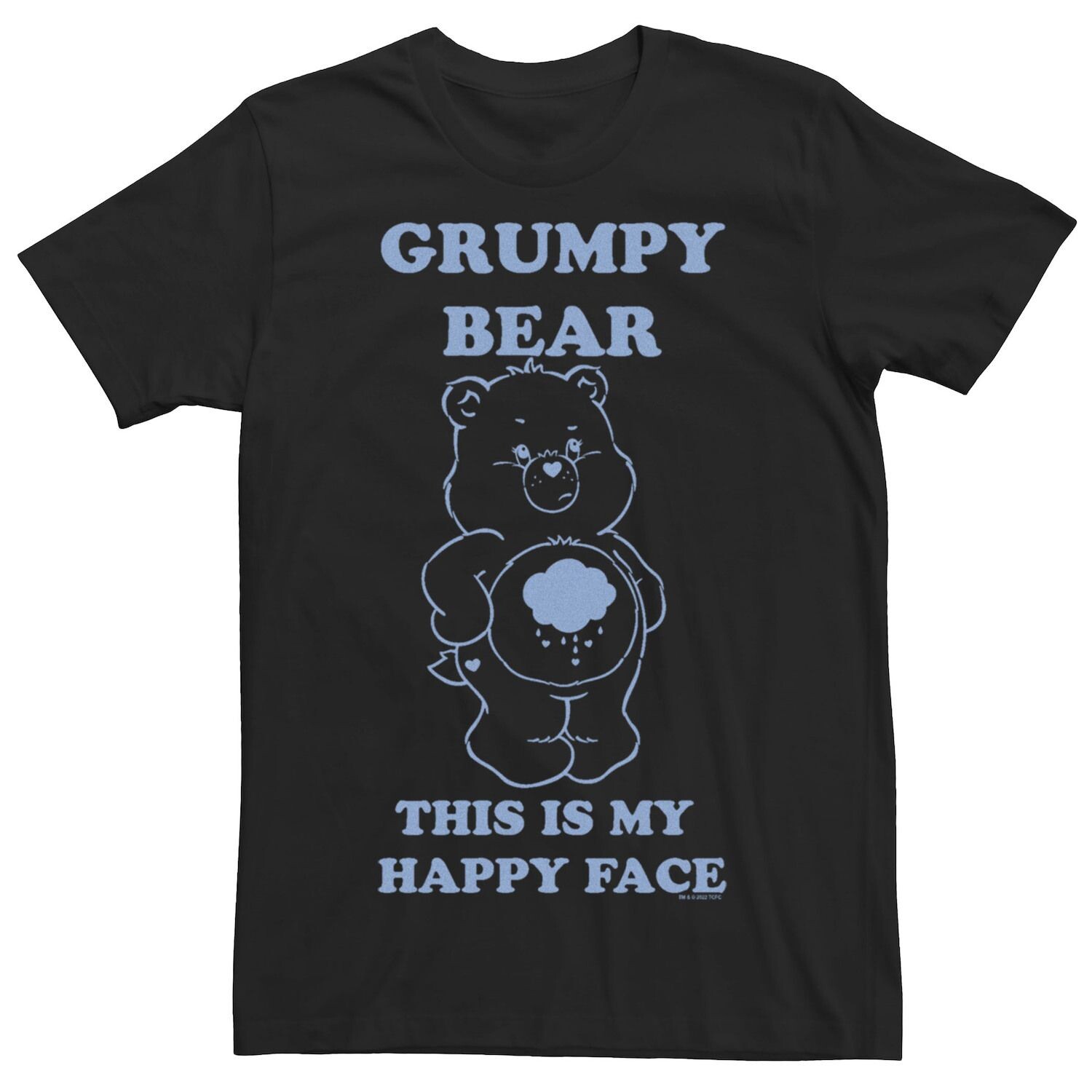 Мужская футболка Care Bears Grumpy Bear This Is My Happy Face Licensed Character
Мужская футболка Care Bears Grumpy Bear This Is My Happy Face Licensed Character