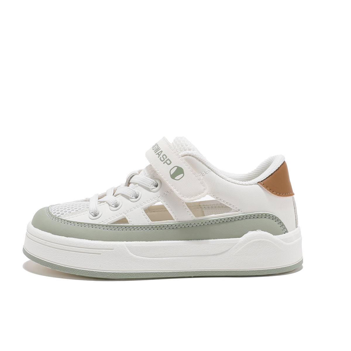 Нескользящие, износостойкие, дышащие детские сандалии для подростков BIG WASP, бежевый/зеленый
Нескользящие, износостойкие, дышащие детские сандалии для подростков BIG WASP, бежевый/зеленый