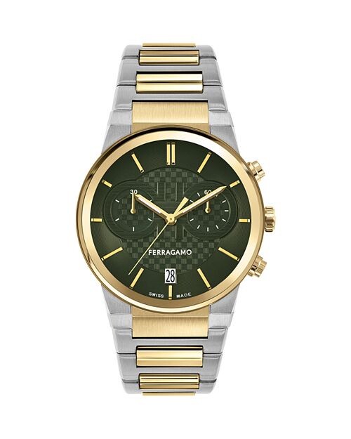 Ferragamo с сапфировым стеклом, хронограф, 41 мм Ferragamo, цвет Green
Ferragamo с сапфировым стеклом, хронограф, 41 мм Ferragamo, цвет Green