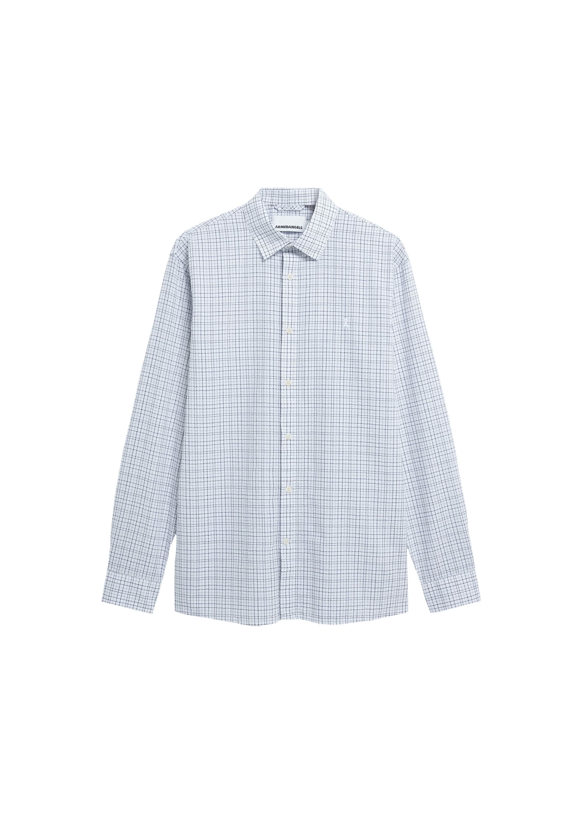 ARMEDANGELS Рубашка на пуговицах комфортного кроя в темно-синем цвете
ARMEDANGELS Рубашка на пуговицах комфортного кроя в темно-синем цвете