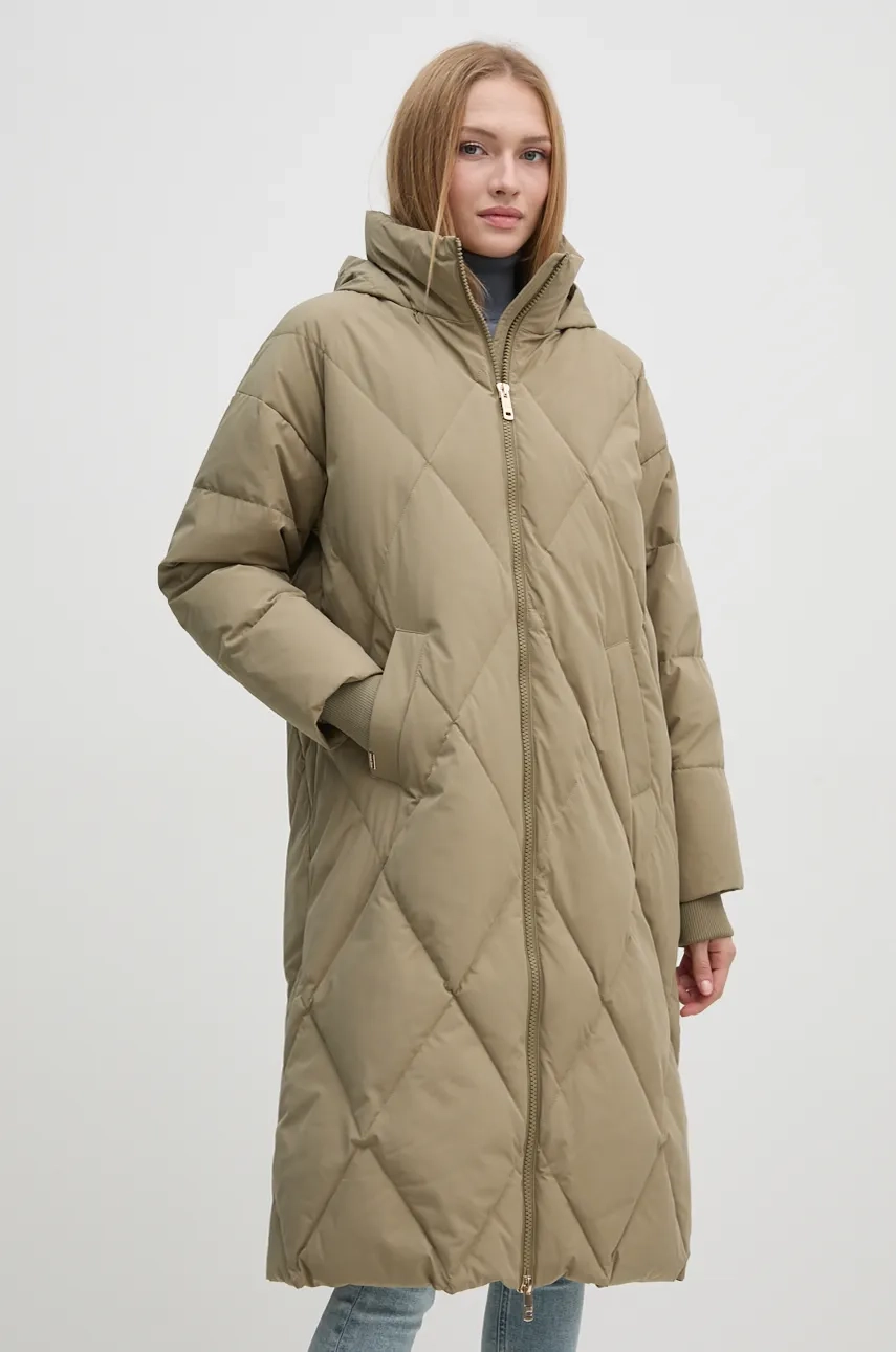 Пуховик женский Mos Mosh, зеленый 
Пуховик женский Mos Mosh, зеленый