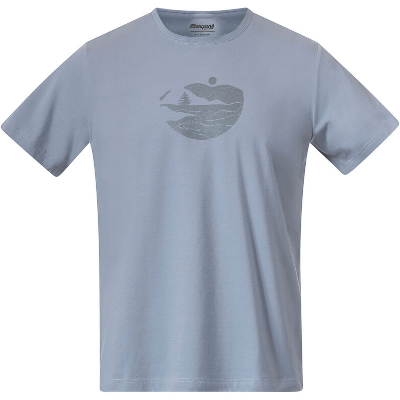 Мужская футболка Nordmarka с принтом из органического хлопка Bergans, синий
Мужская футболка Nordmarka с принтом из органического хлопка Bergans, синий