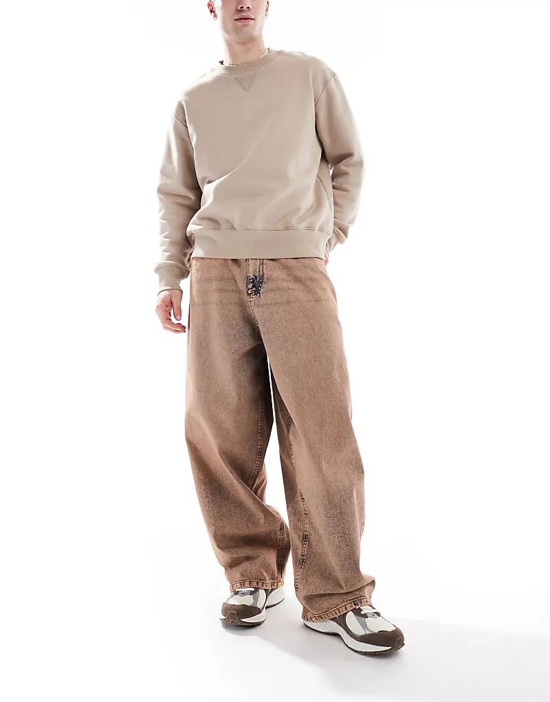 Широкие джинсы-баллоны ASOS DESIGN розового цвета
Широкие джинсы-баллоны ASOS DESIGN розового цвета