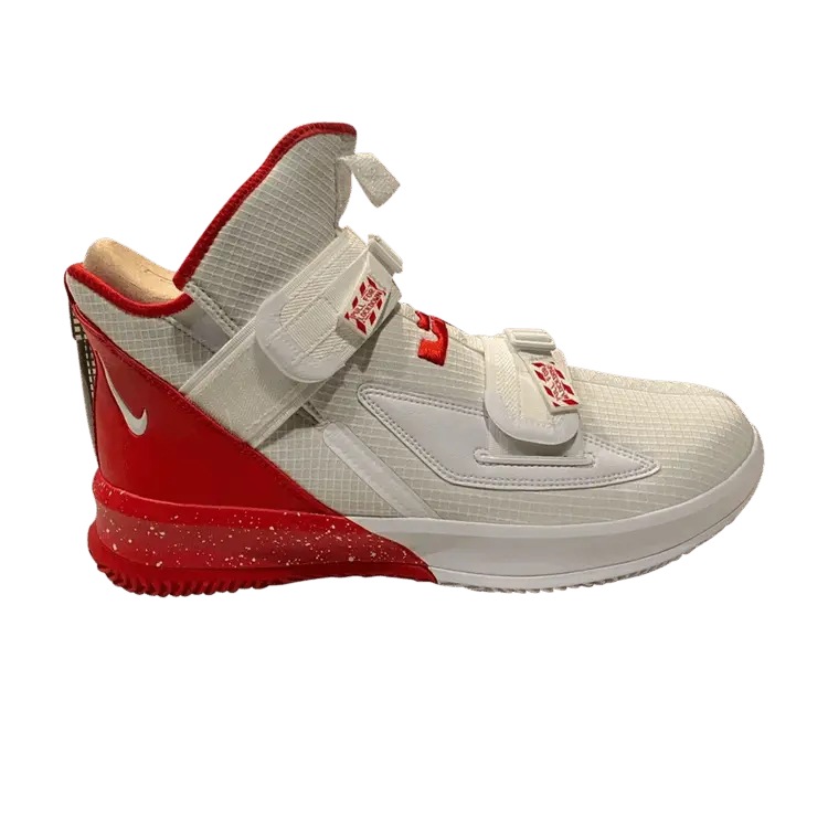 Кроссовки LeBron Soldier 12 TB 'White University Red', белый
Кроссовки LeBron Soldier 12 TB 'White University Red', белый