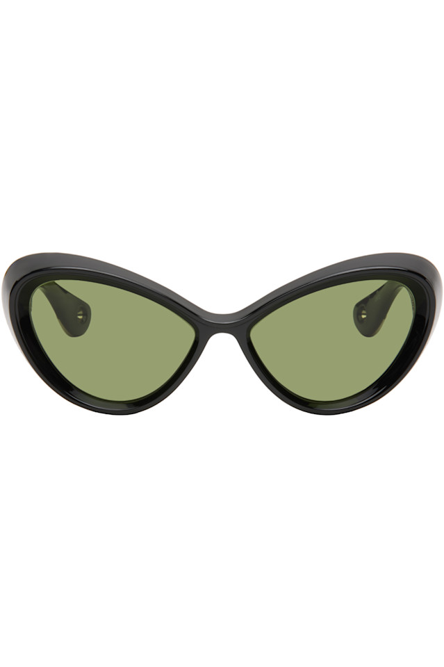 Солнцезащитные очки The Parisian Cat Jean Paul Gaultier, черный 
Солнцезащитные очки The Parisian Cat Jean Paul Gaultier, черный